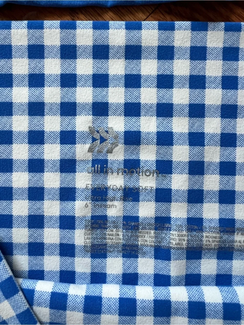 Crop tank and gingham bike short set
